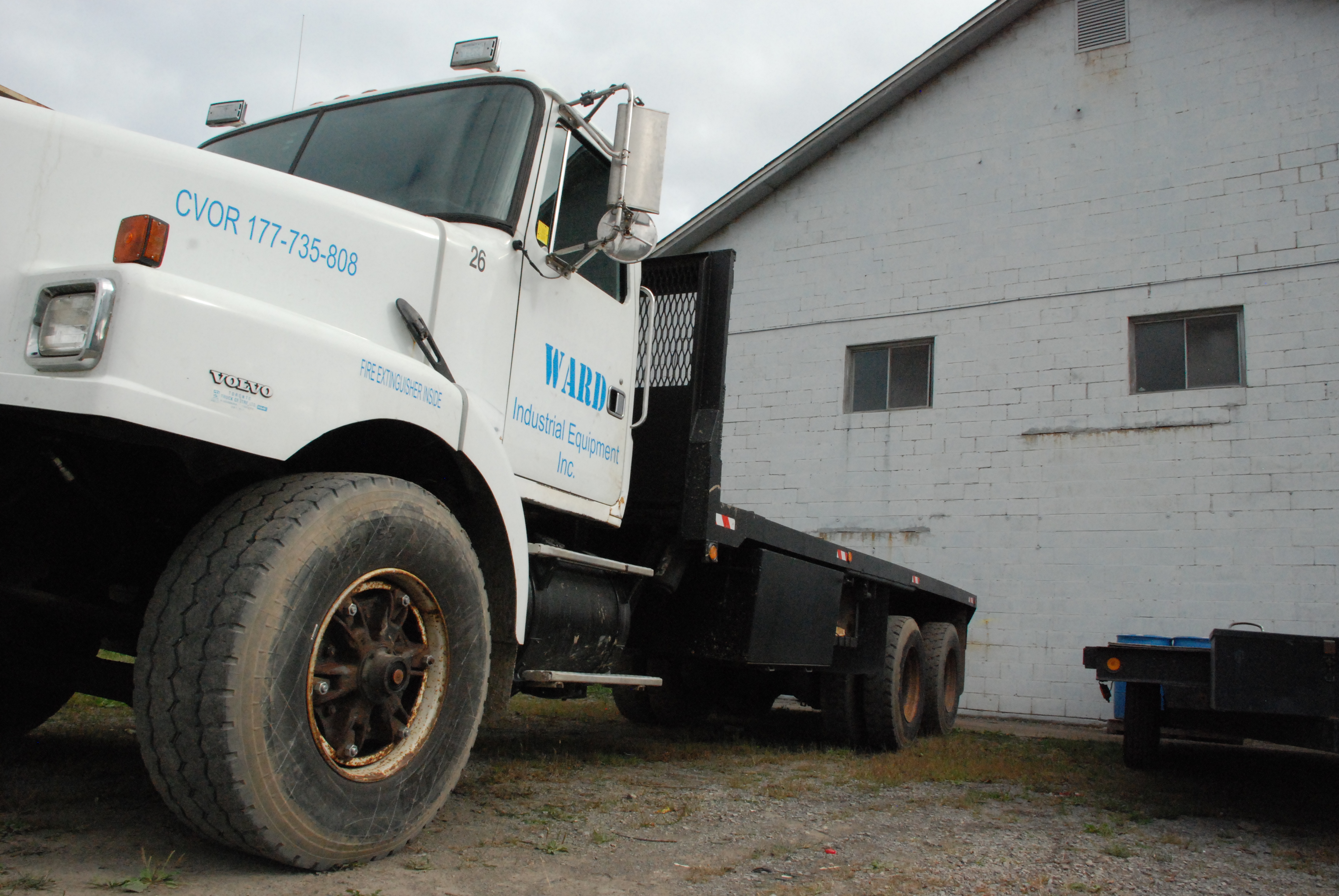 our large flatbed truck